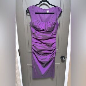 Sangria body-con dress